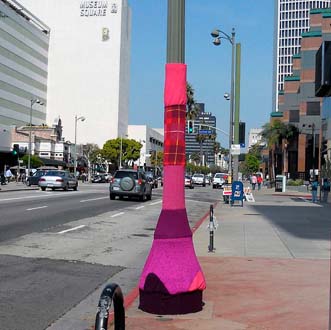 Street Lamp Cozy - Installation by Darlyn Susan Yee