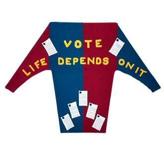 Vote: Life Depends On It - original art by Darlyn Susan Yee